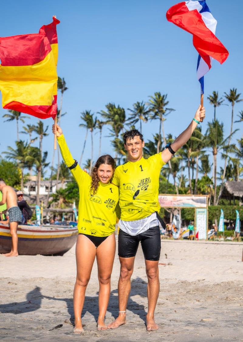 Suardiaz and Ghio were the class acts of Jeri - 2023 WingFoil Racing World Cup Brazil photo copyright IWSA Media taken at  and featuring the Wing Foil class