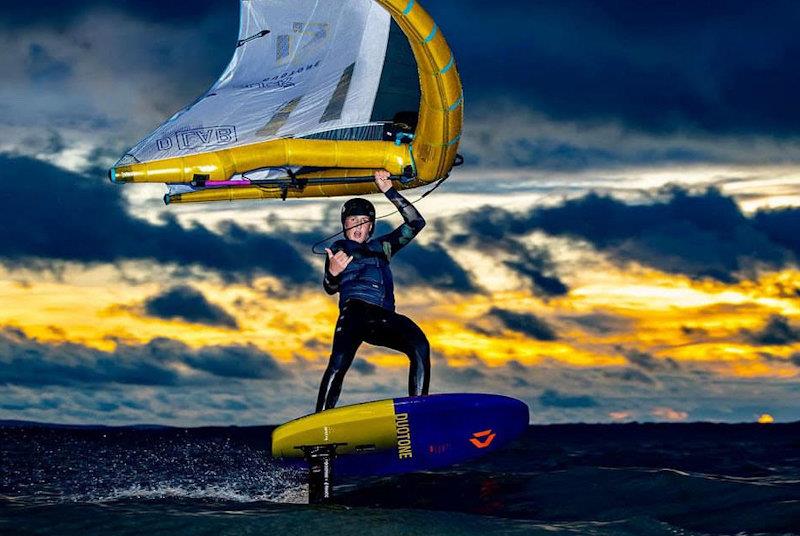 Hugo Dobrijevic wins UK Wingfoil Slalom National Championship for second time photo copyright Dave Dobrijevic / www.instagram.com/capture_the_stoke taken at  and featuring the Wing Foil class