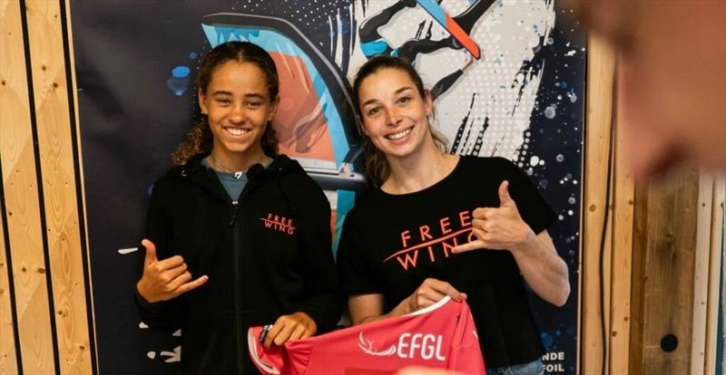 Enoha Laurent and Orane Ceris - GWA Wingfoil World Cup France 2024 - photo © Samuel Cárdenas