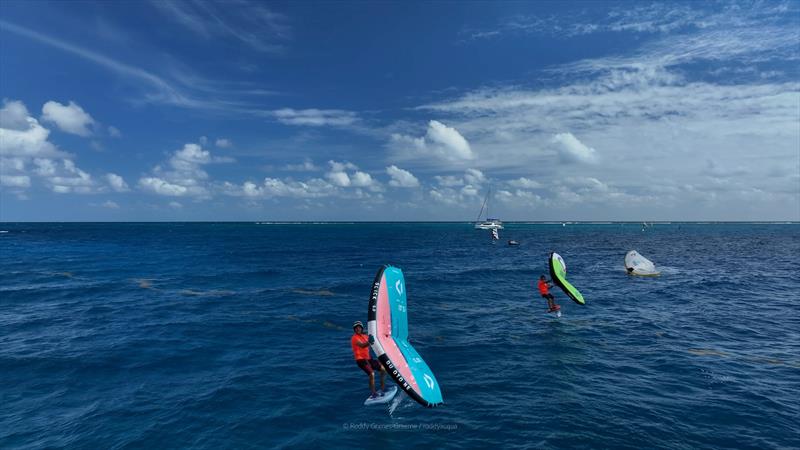 Antigua Wingfoil Championship Race Day 1 photo copyright Roddy Grimes-Greame taken at Antigua Yacht Club and featuring the Wing Foil class