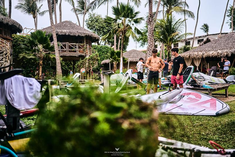 Looking forward to a final day showdown in Jeri - 2024 WingFoil Racing World Cup Brazil photo copyright IWSA media/ Robert Hajduk taken at  and featuring the Wing Foil class