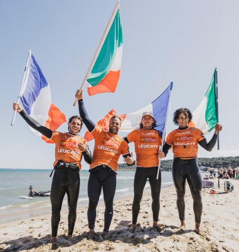 Alessandro Tomasi, Bastien Escofet, Francesco Cappuzzo, Julien Rattotti - GWA Wingfoil World Tour FreeFly-Slalom photo copyright Lukas K Stiller taken at  and featuring the Wing Foil class