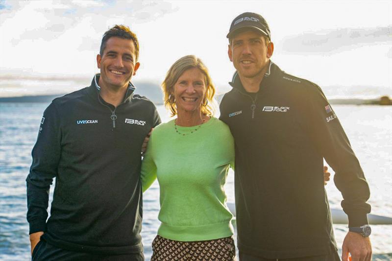 From left: Blair Tuke, Barbara Kendall and Peter Burling will be leading the #Foil4TheGulf on May 24 at Royal Akrana YC photo copyright Josh McCormack taken at Royal Akarana Yacht Club and featuring the Wing Foil class