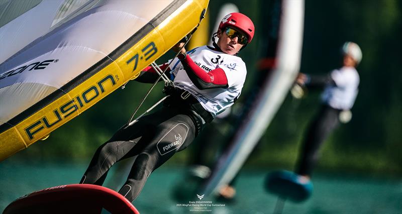 Ensis Engedinwing 2025 WingFoil Racing World Cup Switzerland - Day 2 - photo © IWSA media / Robert Hajduk