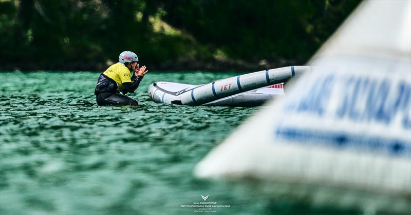 Maddalena Spanu [ITA] still leading after missing three races - Ensis Engedinwing 2025 WingFoil Racing World Cup Switzerland - Day 4 - photo © IWSA media / Robert Hajduk