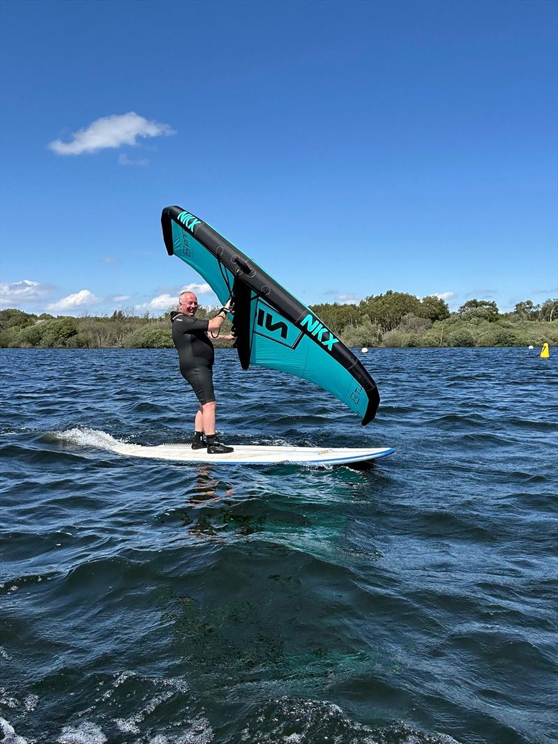 Steve Shepherd during The Chase Sailing Club 70th Anniversary Platinum Pursuit photo copyright Chris Anderson taken at Chase Sailing Club and featuring the Wing Foil class