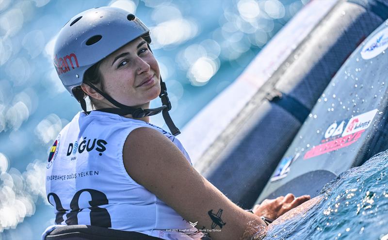 Maddalena Spanu [ITA] - Audi 2025 WingFoil Racing World Cup Türkiye - Day 1 - photo © IWSA media / Robert Hajduk