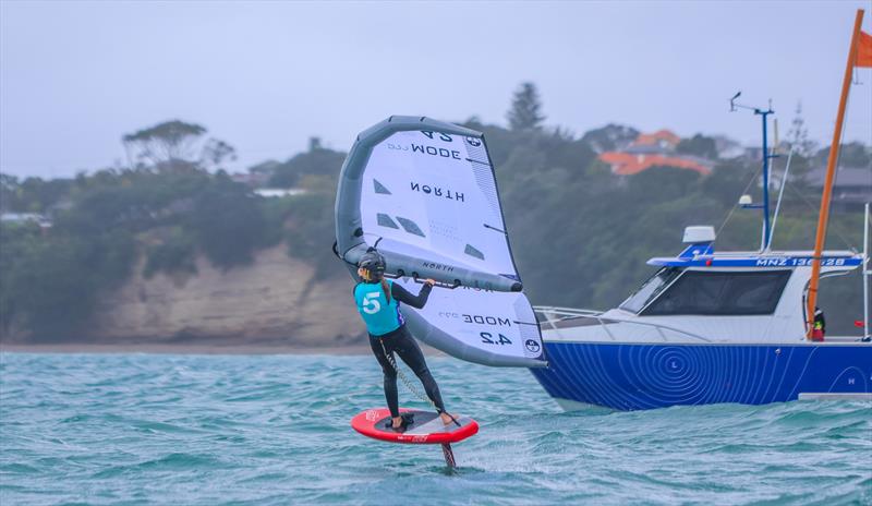 Wingfoil - Predictwind Youth NZ Nationals - Manly SC - September 2025 photo copyright Insight Media taken at Manly Sailing Club and featuring the Wing Foil class