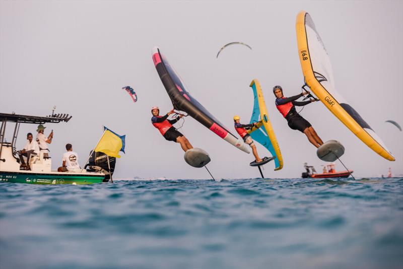 2025 GWA Abu Dhabi - Alessandro Tomasi and Francesco Cappuzzo photo copyright Svetlana Romantsova taken at  and featuring the Wing Foil class