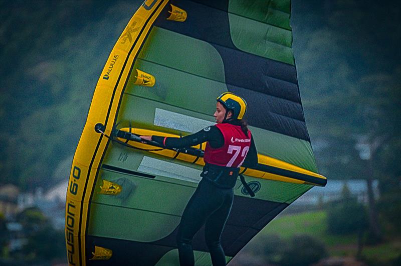 Laila Opanubi (AUS) - Day 2 - PredictWind WingFoil Nationals - Worser Bay - March 14, 2026 - photo © Mel Parkin - Widelens photography