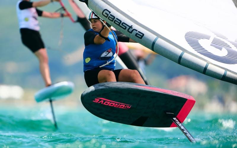 Maddalena Spanu at the WingFoil Racing World Cup in Turkey - photo © WingFoil Racing