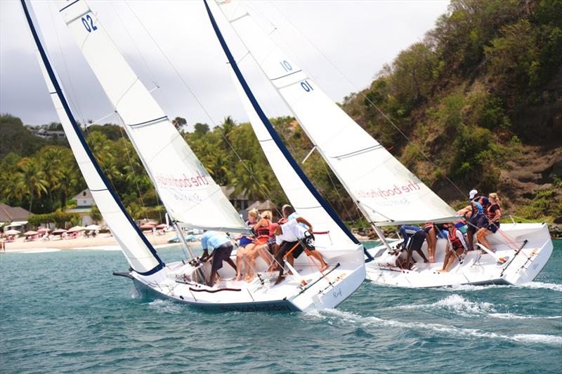 Spring Sail masterclass at BodyHoliday Saint Lucia with Olympic gold medallist Saskia Clark photo copyright BodyHoliday taken at BodyHoliday Saint Lucia Sailing Club & School and featuring the X-Treme 26 class