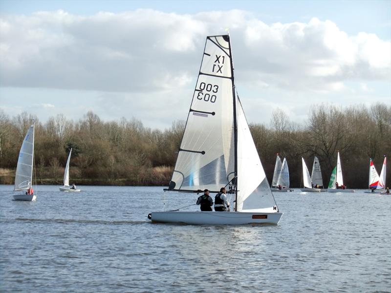 Day 7 of the Crewsaver Tipsy Icicle at Leigh & Lowton photo copyright Paul Allen taken at Leigh & Lowton Sailing Club and featuring the X1 class