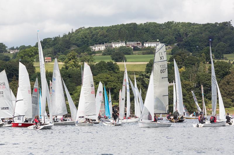 210 boats enter the 2014 Lord Birkett Trophy race at Ullswater photo copyright Vian Dixon / www.mdcaptures.com taken at Ullswater Yacht Club and featuring the X1 class