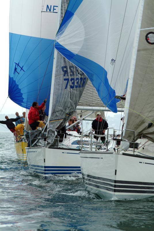 Action from the wet & windy X-332 nationals at Torquay photo copyright Lee Whitehead / www.photolounge.co.uk taken at Royal Torbay Yacht Club and featuring the X-332 class