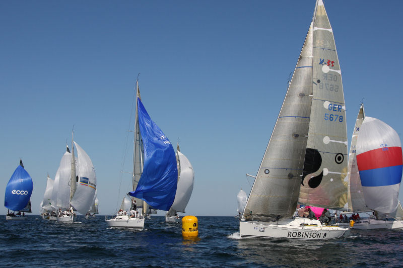 Racing on day two of the X-35 Worlds during Kieler Woche photo copyright C. Beeck / www.Kieler-Woche.de taken at  and featuring the X-35 class