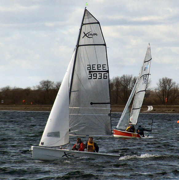 The first ever Topaz Xenon open is held at Oxford photo copyright George Wark taken at Oxford Sailing Club and featuring the Topaz Xenon class