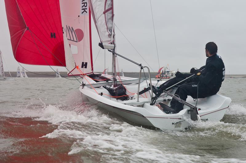 Endeavour Trophy day 2 photo copyright Graeme Sweeney / www.marineimages.co.uk taken at Royal Ocean Racing Club, Cowes and featuring the Topaz Xenon class