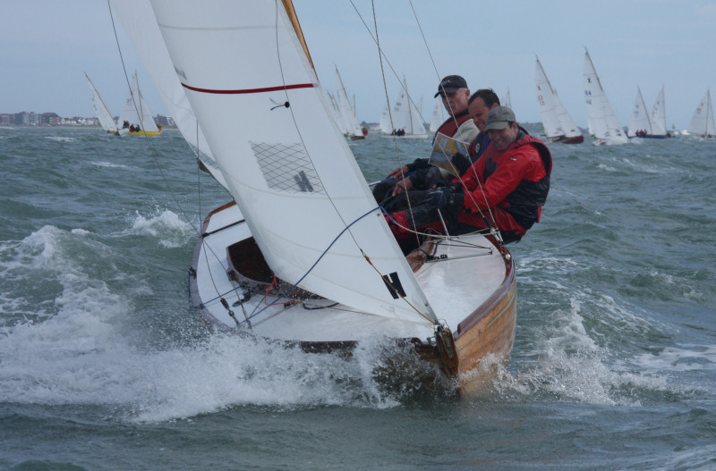 Stuart Jardine, Mark Jardine & Christian Brewer XOD sailing at Cowes Week - photo © Eddie Mays