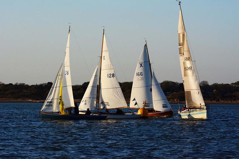 Busy at Sposa on day 2 of the HRSC Wednesday Night Early Bird Series photo copyright Trevor Pountain taken at Hamble River Sailing Club and featuring the XOD class