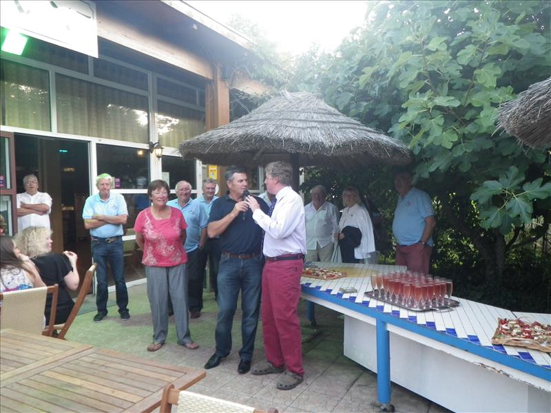 The Yacht Club du Crouesty Arzon lay on a fabulous evening celebration photo copyright Jo Haill taken at Yacht Club du Crouesty Arzon and featuring the XOD class