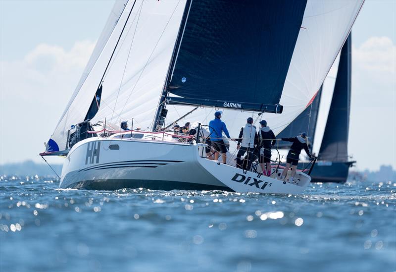 Consistently strong, with a sixth-place finish as their discard, Erik Stannow's “Dixi 5” clinched the IDM title at Kieler Woche on his birthday photo copyright Sascha Klahn / Kieler Woche 2026 taken at Kieler Yacht Club and featuring the XR 41 class