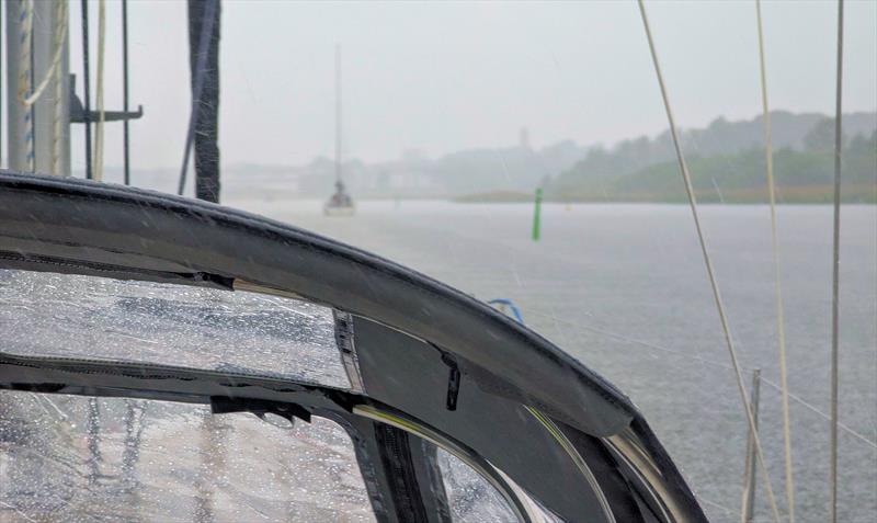 The heavens opened on Saturday afternoon during the X-Yachts Gold Cup Festival 2025 photo copyright Mark Jardine taken at  and featuring the  class