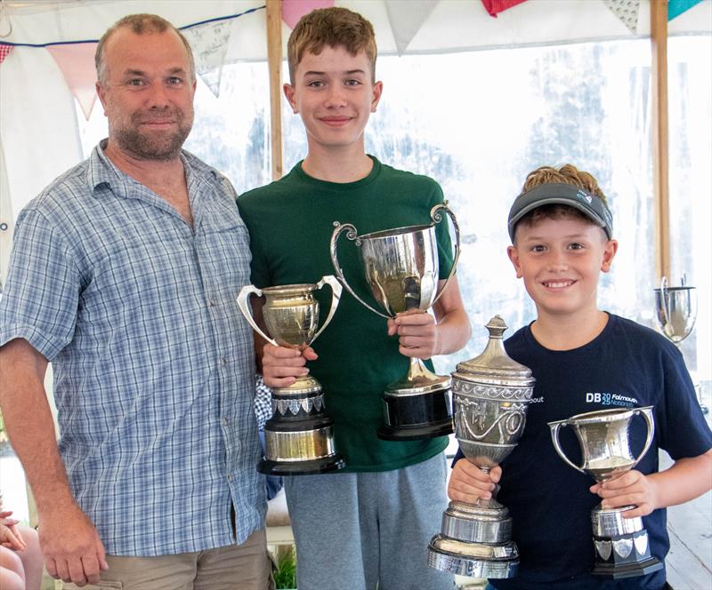 Champions Andrew, Stanley and Max Hewitt - Yachting World Dayboat Week at Falmouth - photo © Wendy Davies
