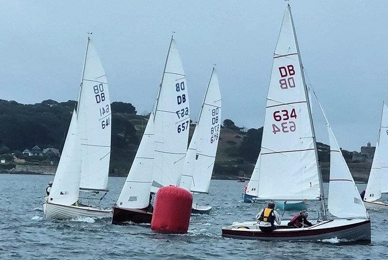 Action at the windward mark - Yachting World Dayboat Week at Falmouth - photo © Hilton