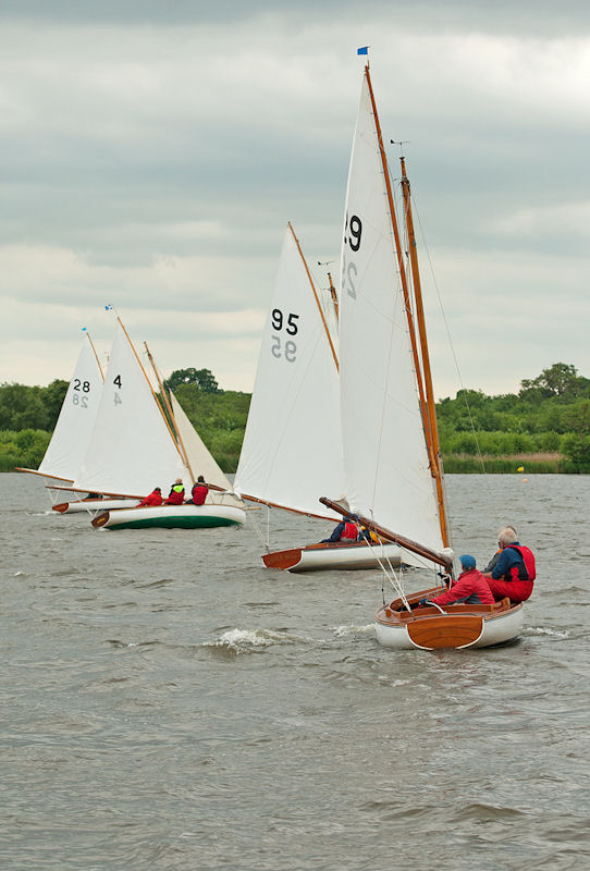 Yare & Bure One Design open at Wroxham photo copyright Neil Foster / www.wfyachting.com taken at Norfolk Broads Yacht Club and featuring the Yare & Bure One Design class