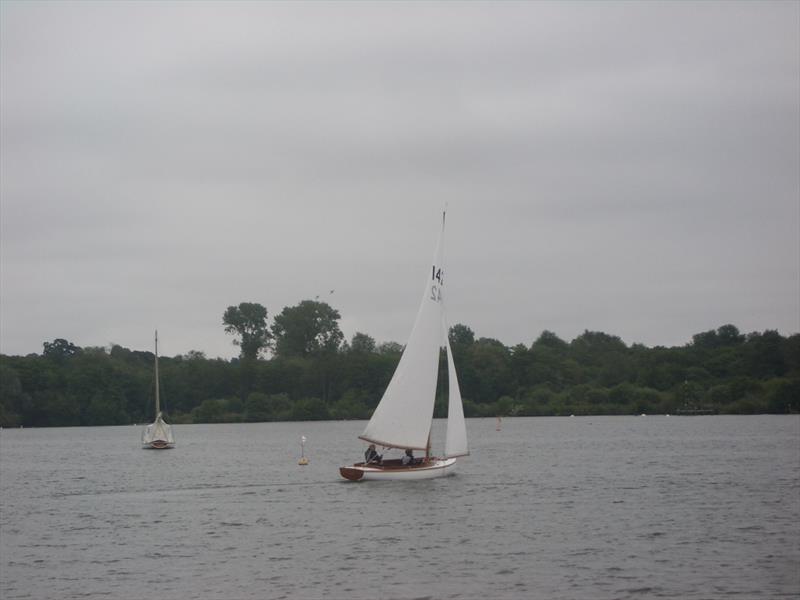 Chris Bunn and Nicky Tansley in Fox during the Yare and Bure Open at Norfolk Broads YC photo copyright Bill & Diana Webber taken at Norfolk Broads Yacht Club and featuring the Yare & Bure One Design class