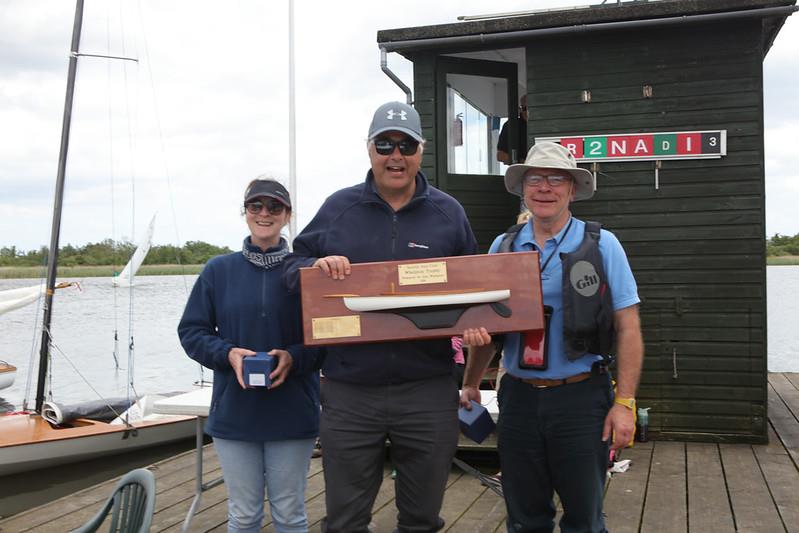 Peter Robbins & Chris Pugh win the Whelpton Trophy at the Yare & Bure One Design open meeting at Norfolk Punt Club - photo © Robin Myerscough