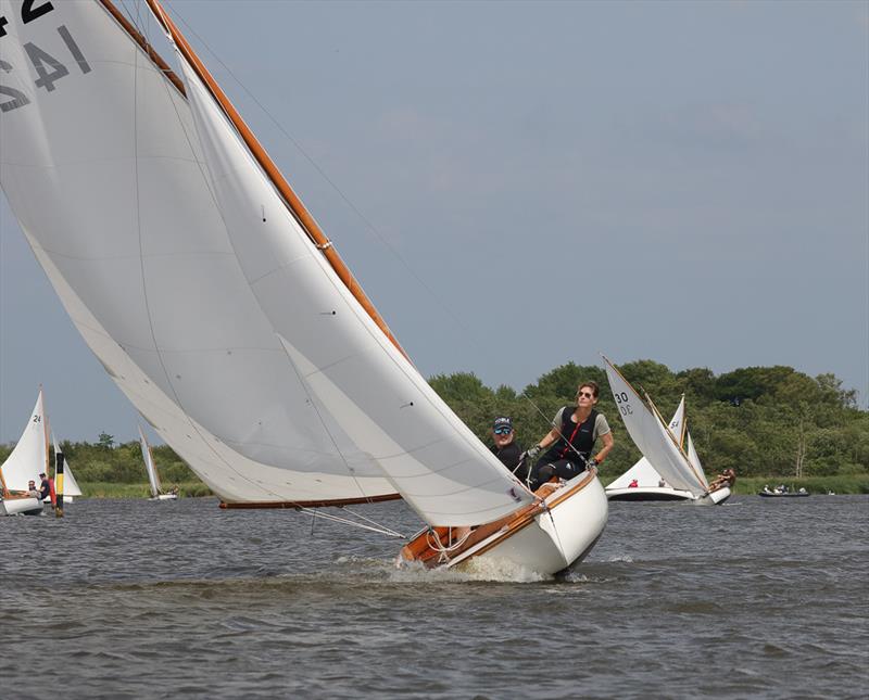 Fox (Chris Bunn and Niki Tansley) win the Yare & Bure Open at the Norfolk Punt Club - photo © Robin Myerscough
