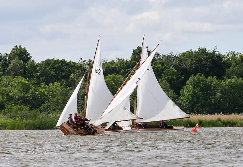 YBOD action during the Norfolk Punt Club's Keelboat Open photo copyright Robin Myerscough taken at Norfolk Punt Club and featuring the Yare & Bure One Design class