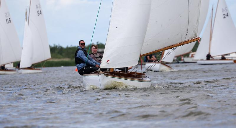 YBOD action during the Norfolk Punt Club's Keelboat Open photo copyright Robin Myerscough taken at Norfolk Punt Club and featuring the Yare & Bure One Design class
