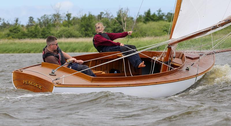 YBOD action during the Norfolk Punt Club's Keelboat Open photo copyright Robin Myerscough taken at Norfolk Punt Club and featuring the Yare & Bure One Design class