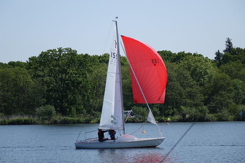 Swift on the run during the Yeoman Nationals on the Norfolk Broads photo copyright Ivan Ringwood taken at Norfolk Broads Yacht Club and featuring the Yeoman/Kinsman class