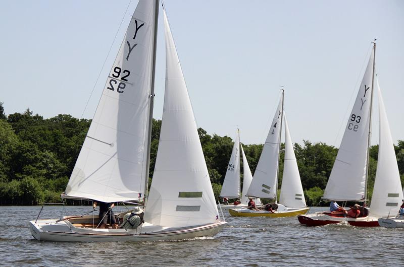 Yeoman Class 50th Anniversary Nationals on the Norfolk Broads photo copyright Steve Haines taken at Norfolk Broads Yacht Club and featuring the Yeoman/Kinsman class