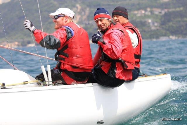 European Springtime Yngling Championship day 4 photo copyright Elena Giolai taken at Fraglia Vela Riva and featuring the Yngling class