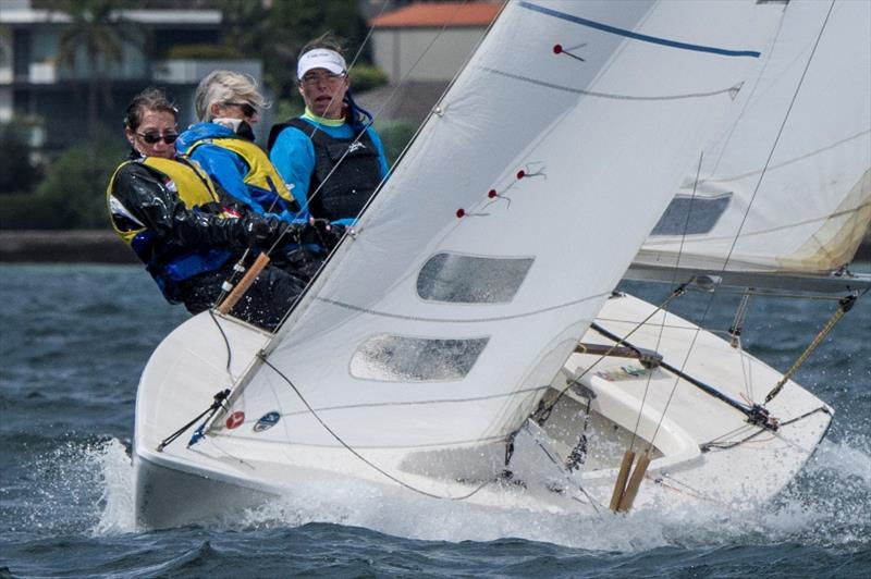 Mojo helmed by Kirstin Reblin - Ladies of the Sea Coaching Regatta 2019 photo copyright Margaret Fraser-Martin taken at Royal Sydney Yacht Squadron and featuring the Yngling class