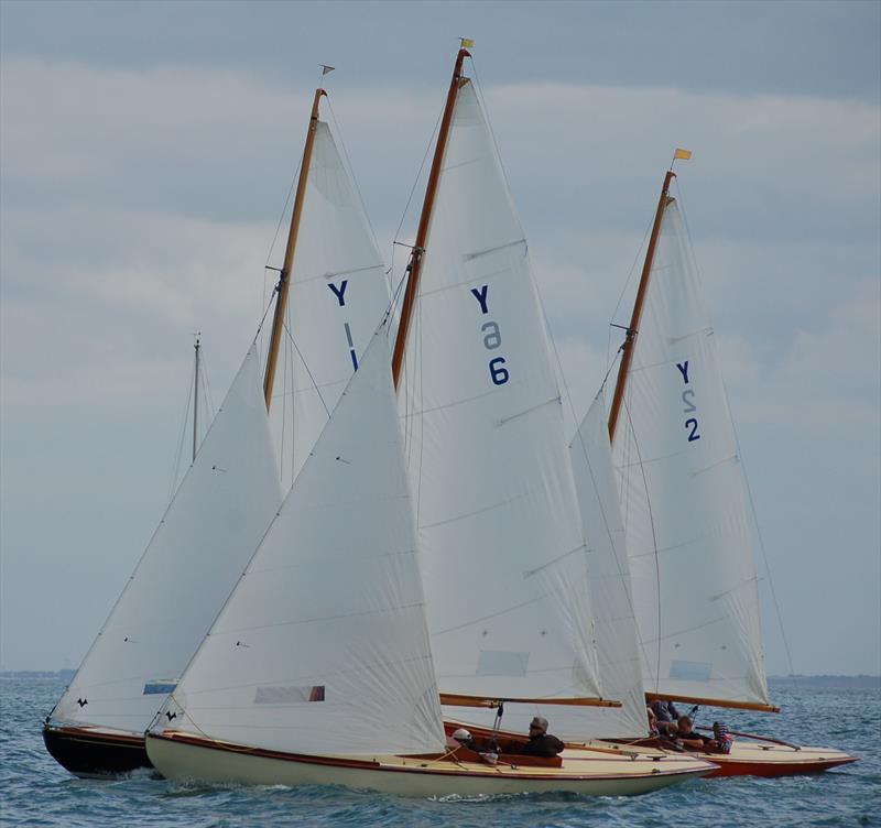 Blackie (Y1), Mona (Y2) and Iolanthe (Y6) finished 1st, 2nd & 3rd respectively at the 156th Royal Yorkshire Yacht Club Regatta photo copyright Amy Saltonstall taken at Royal Yorkshire Yacht Club and featuring the Yorkshire One-Design class