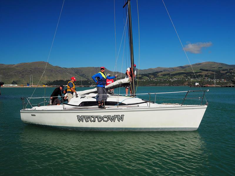 2018 Knight Frank Young 88 South Island Championship - 3rd overall - Meltdown photo copyright Andrew Herriot taken at Naval Point Club Lyttelton and featuring the Young 88 class