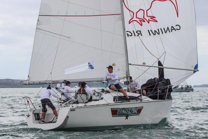 Dangerzone is now sailed by Team Barker pictured racing under previous ownership in the 2019 Young 88 Nationals photo copyright Young 88 Class taken at Royal New Zealand Yacht Squadron and featuring the Young 88 class