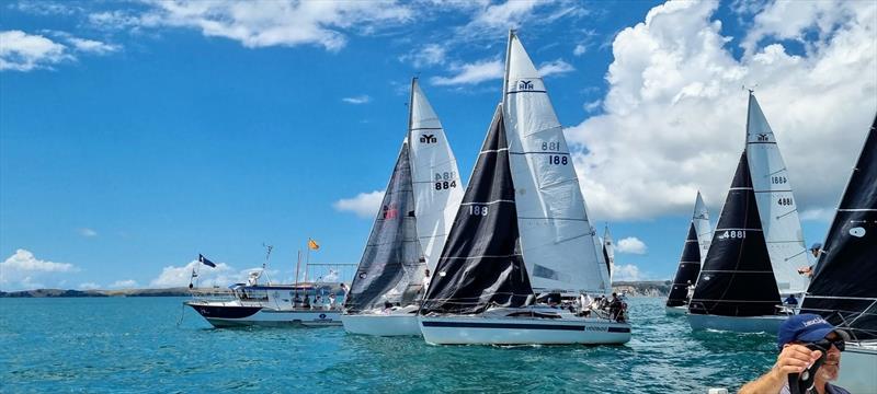 2022 Harken Young 88 Nationals - February 2022 photo copyright Jeremy Cope - shot from on board 'Time Out' taken at Royal New Zealand Yacht Squadron and featuring the Young 88 class