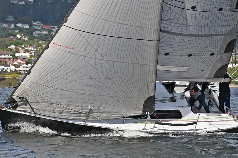 Under full sail doing 8kts in 12kts of breeze - photo © Rob Cumine