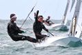 Zhik/P&B Race Team Sailors Tom Gillard and Sam Brearey winning this month's Fireball Worlds Championships in Mandurah, Western Australia © Tom Gruitt / www.fotoboat.com