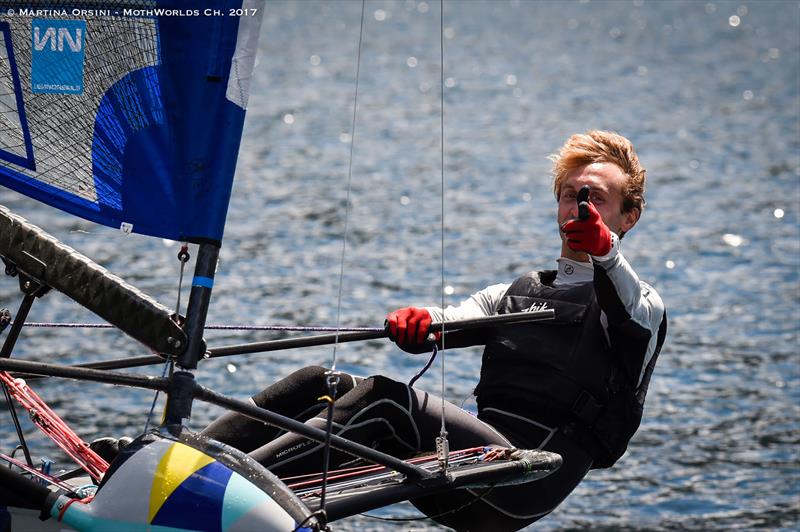 Hands up - who is wearing the Zhik Boot 460? Andrew Friend! photo copyright Martina Orsini taken at Fraglia Vela Malcesine and featuring the  class