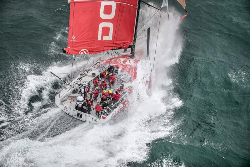 Zhik clothing put through its paces during the Volvo Ocean Race photo copyright Benoit Stichelbaut / Dongfeng Race Team taken at  and featuring the  class