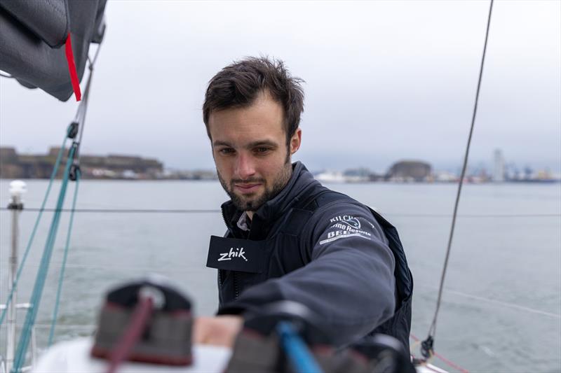 Alan Roberts aboard his Figaro yacht - photo © Thomas Deregnieaux Photography